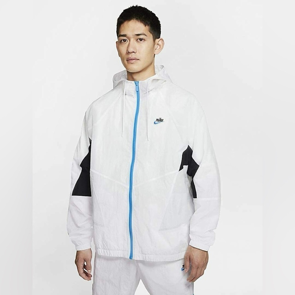 Nike‎ Jacket Mens Medium Alethic Windrunner Hooded Full Zip Colorblock
